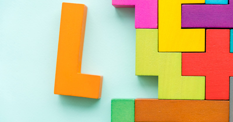 colourful tetris pieces fitting together